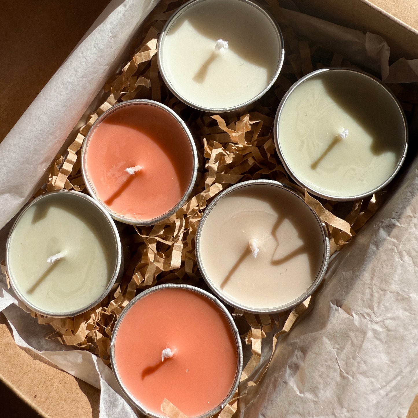 Pack 6 velas de té