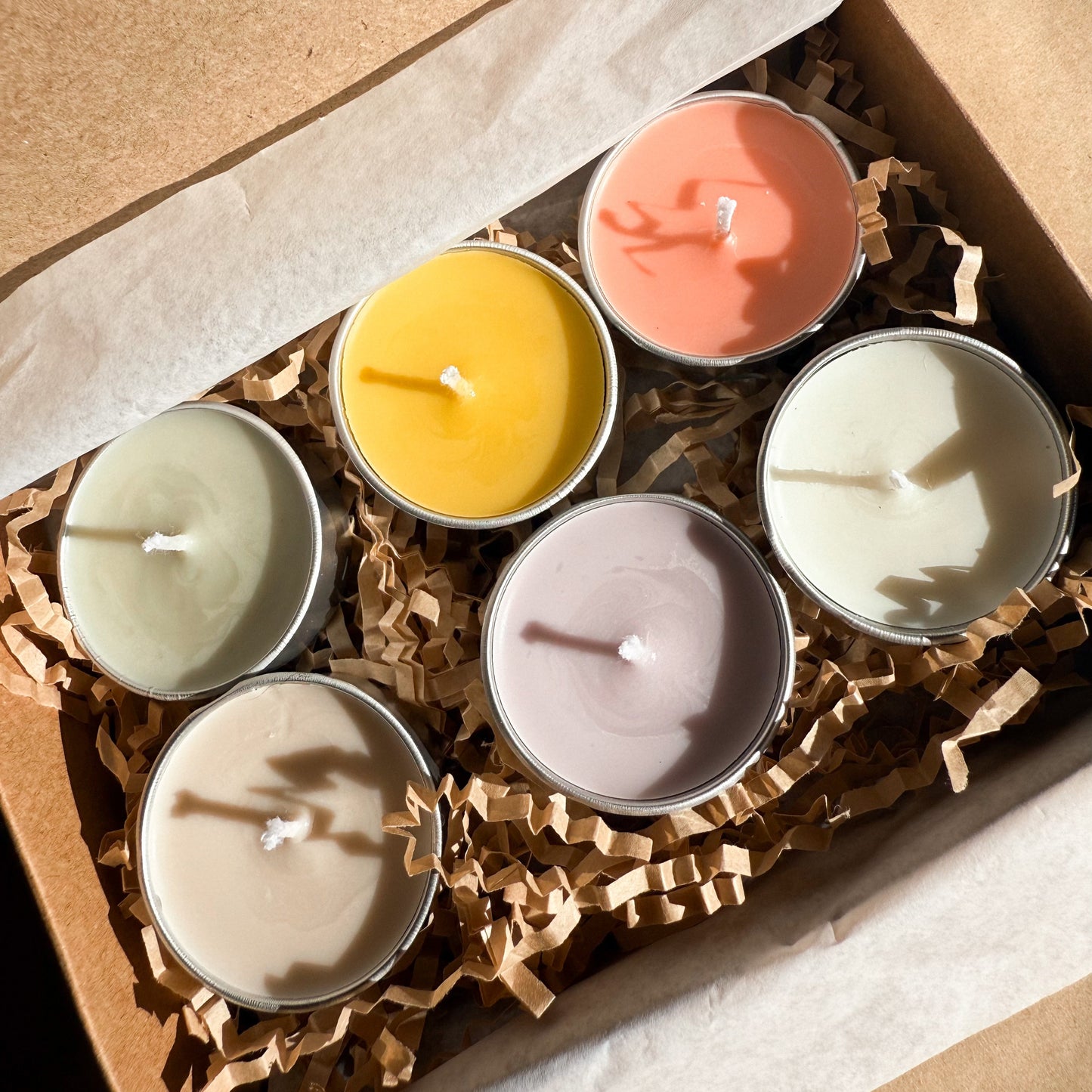Pack 6 velas de té